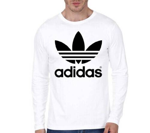 Adidas Full Sleeve Cotton T-shirt | Kablewala Bangladesh
