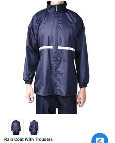 Black Protective Raincoat