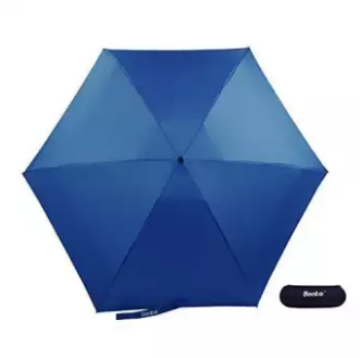 7" Mini Capsule Umbrella - Navy Blue, 2 image