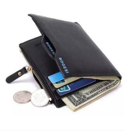 Bogesi Men PU Leather Short Slim Luxury Wallet  for Men, 2 image