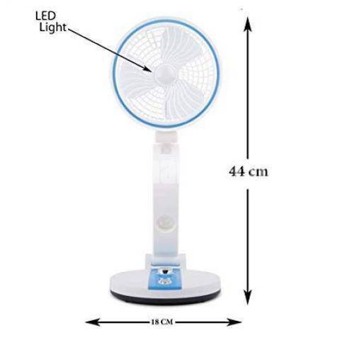 USB Rechargeable Fan With LED Light LR-2018, 4 image