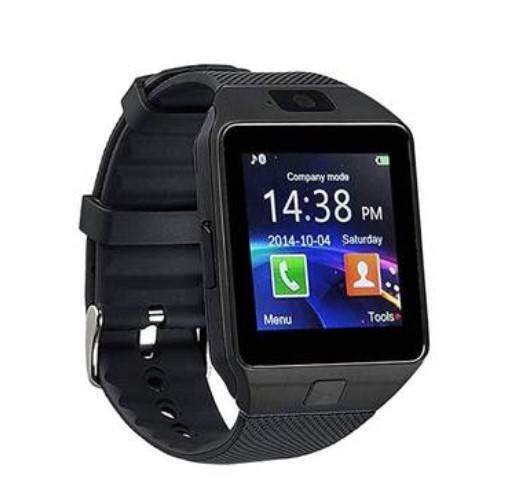 A1 Bluetooth Smart Watch Phone With Pedometer Camera Single Sim-Black