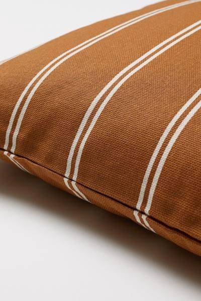 1pc Brown Cushion Cover 20"x20", 2 image
