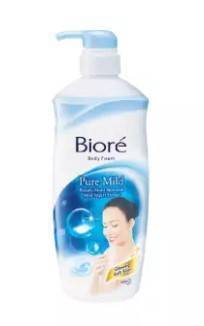 Biore Shower Cream Pure Mild - 550ml, 2 image