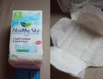 Laurier Sanitary Napkin Healthy Skin 30 cm-8 pad, 2 image