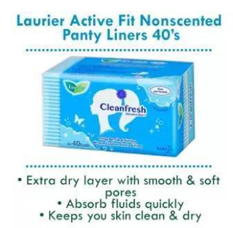 Laurier Pantyliner Cleanfresh 40pcs Kablewala Bangladesh