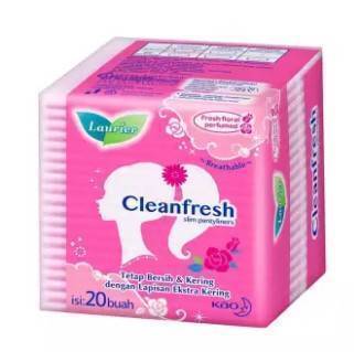 Laurier Pantyliner Cleanfresh Fresh Floral Perfumed-20 pcs
