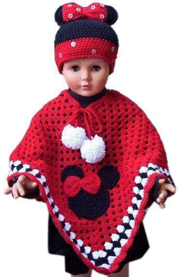 Red Baby Poncho Dress (8 years)