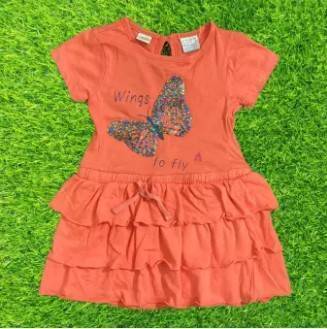 Butterfly Red Tops for Baby Girls