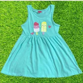 Peast Knit Frock for Baby Girls