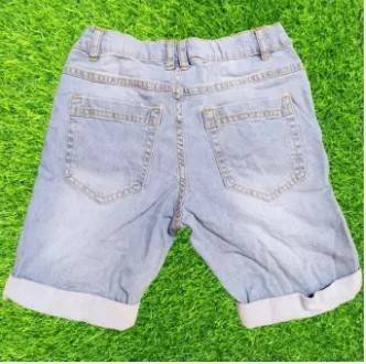 Sky Blue Jeans Shorts for Boys, 3 image