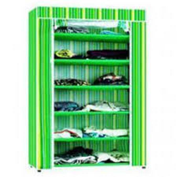 Shoe Rack & Wardrobe-Parrot Green