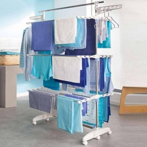 Home Creations 2 Poll Three Layer Cloth Drying Stand