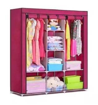 Wardrobe Cloth Storage Organizer-Pink