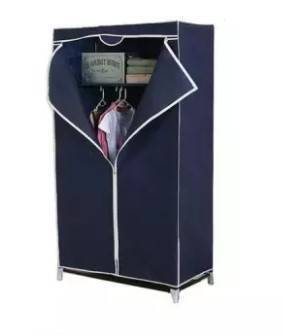 Portable Home Storage Wardrobe-Navy Blue
