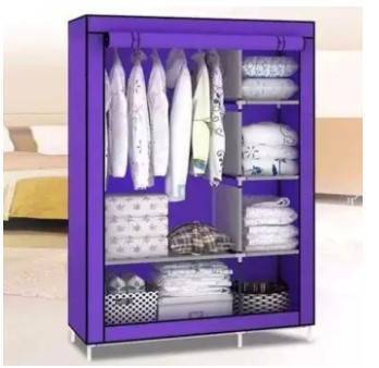 Cloth and Storage Wardrobe-Purple