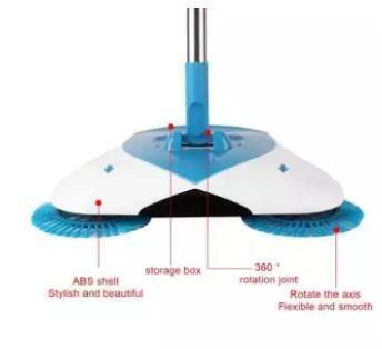 Hurricane Spin Broom Triple Brush Technology Cordless Sweeper Cleaning, 3 image