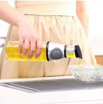 Press and Measure Oil and Vinegar Dispenser Bottle -500 ml