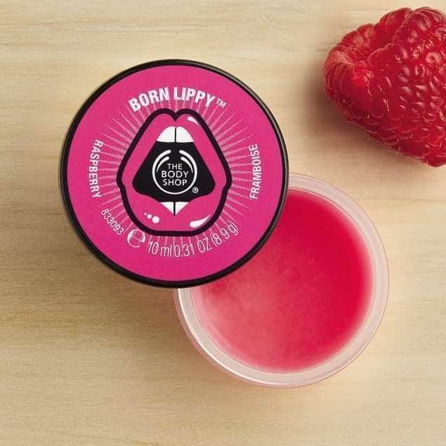 The Body Shop Born Lippy Pot Lip Balm  Raspberry (10ml), 2 image