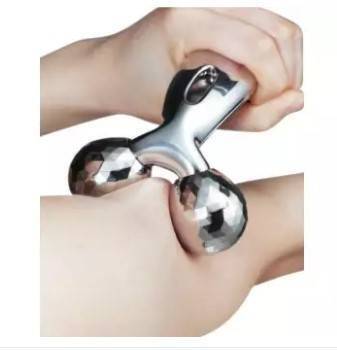 Silver Y Shaped 3D Massage Roller, 2 image