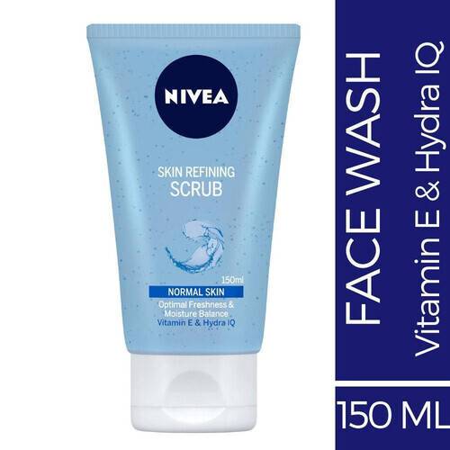 NIVEA Face Wash, Skin Refining Scrub, 150ml