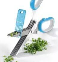 5 Blade Kitchen Scissors with Cleaner