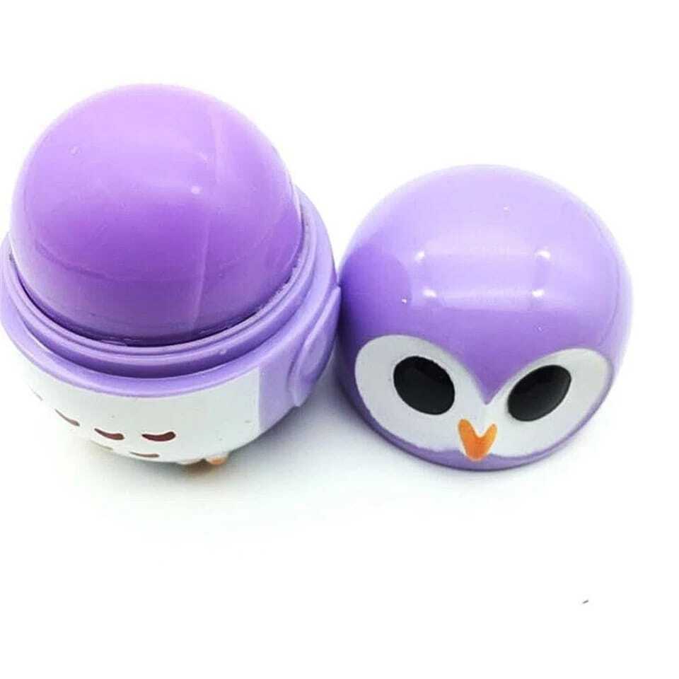 Pastel Colored Spherical Owl Moisturizer Lipstick