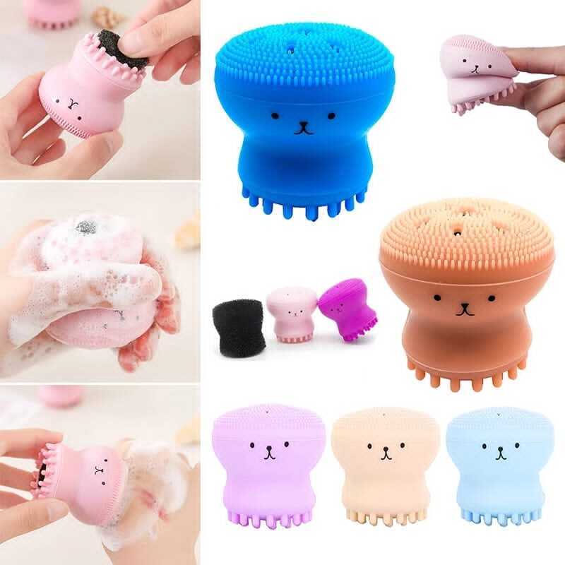 Animal Octopus Shape Silicone Facial Cleaner