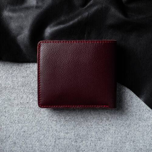 Original Leather Wallet MD1 Wine Red, 2 image