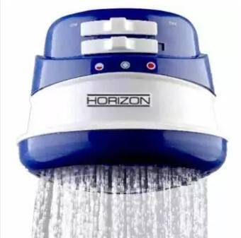 Electric Instant Hot Water Shower - White & Blue