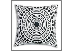 1pc Black & White Cushion Cover