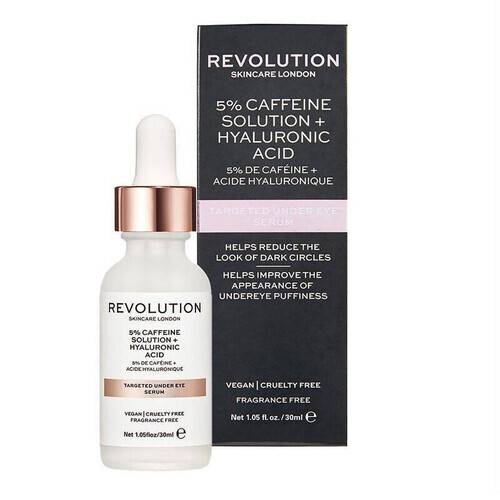 Makeup Revolution Targeted Under Eye Serum - 5% Caffeine Solution + Hyaluronic Acid