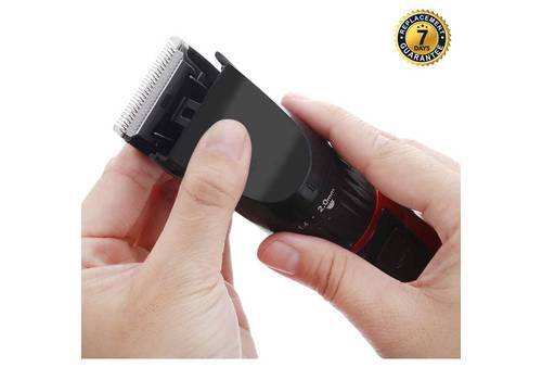 Kemei Km 730 Rechargeable Hair Clipper And Trimmer-Red, 3 image