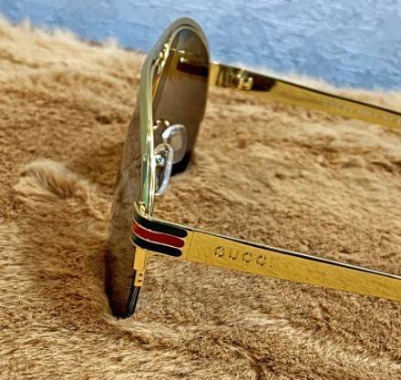 Luxurious Golden Shade Golden Frame Eyewear Sunglasses, 2 image