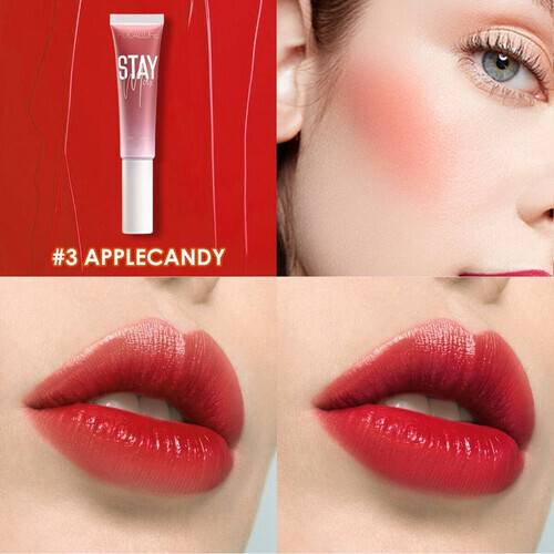 Focallure Staymax Moisturizing Blusher & Lip Gloss-Apple Candy