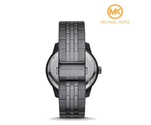 Michael Kors Cunningham Chronograph Green Dial Gunmetal Band Stainless Steel Mens Watch-MK7158, 3 image