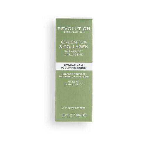 Revolution Green Tea & Collagen Serum-30ml, 2 image