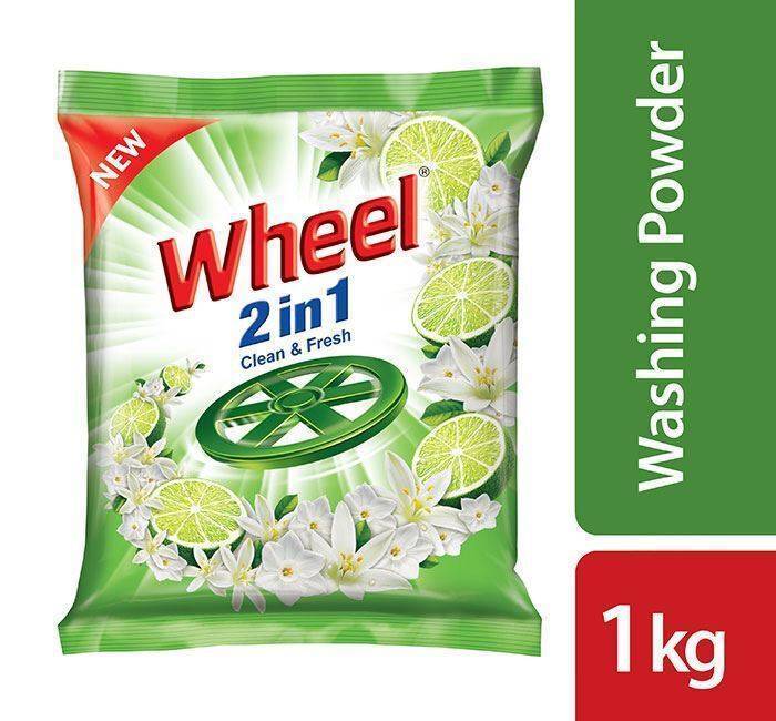 Wheel Washing Powder 2in1 Clean & Fresh 1Kg