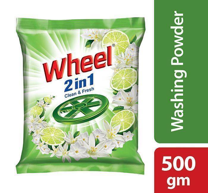 Wheel Washing Powder 2 in1 Clean & Fresh 500g