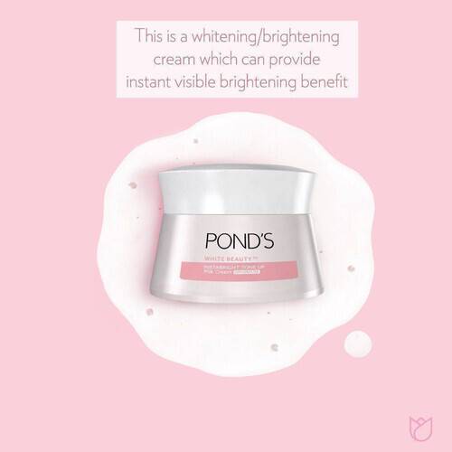 Pond's Face Cream Instabright Tone Up Milk 50g, 2 image