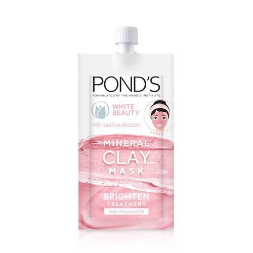 Pond's Mineral Clay Mask White Beauty Brighten Treatment 8g, 2 image