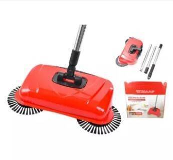 Sweep DraZ All In One Spin Broom Vacuum Cleaner Red Non Electric