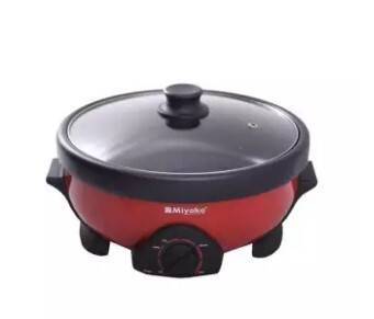 Red and Black Miyako Curry Cooker 5.5L (MC 500D)