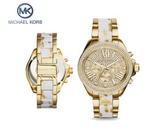 Michael Kors Wren White Zebra Diamond Dial Stainless Steel Ladies Watch-MK6157, 3 image