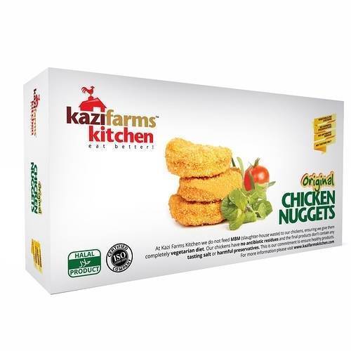 Kazi Farms Kitchen Chicken Nuggets Original-250g-14-15 Pieces