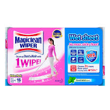 Magiclean Wiper Mop-Wet Sheet (Mint)