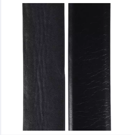 Black Artificial Leather Belt For Men, 2 image