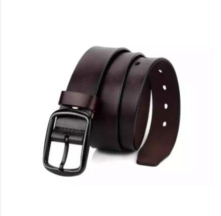 Chocolate Artificial Leather Belt For Men