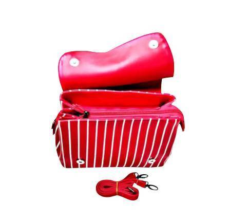 Red Luxurious New Stylish Hand Bag For Women, 3 image