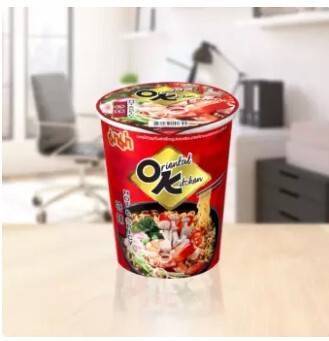 Mama Instant Cup Noodles Oriental Kitchen Hot & Spicy Flavour 65gm, 3 image